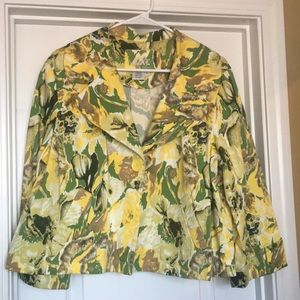 Lovely yellow spring jacket.